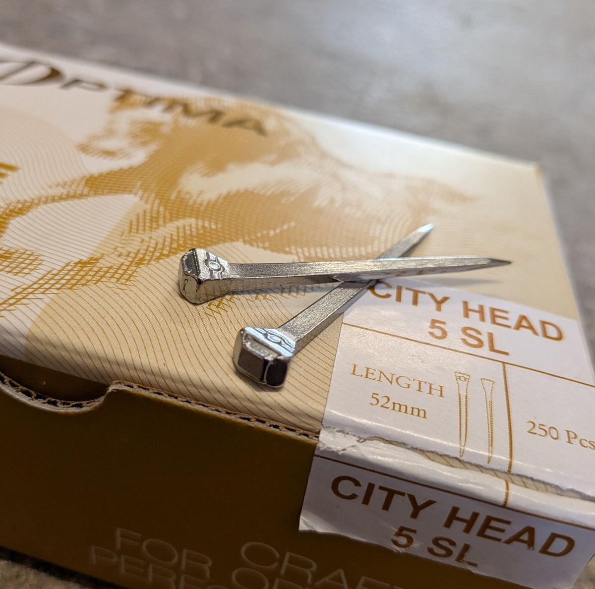 Clou de maréchalerie Optima City Head 5 SL – La Boutique SMF