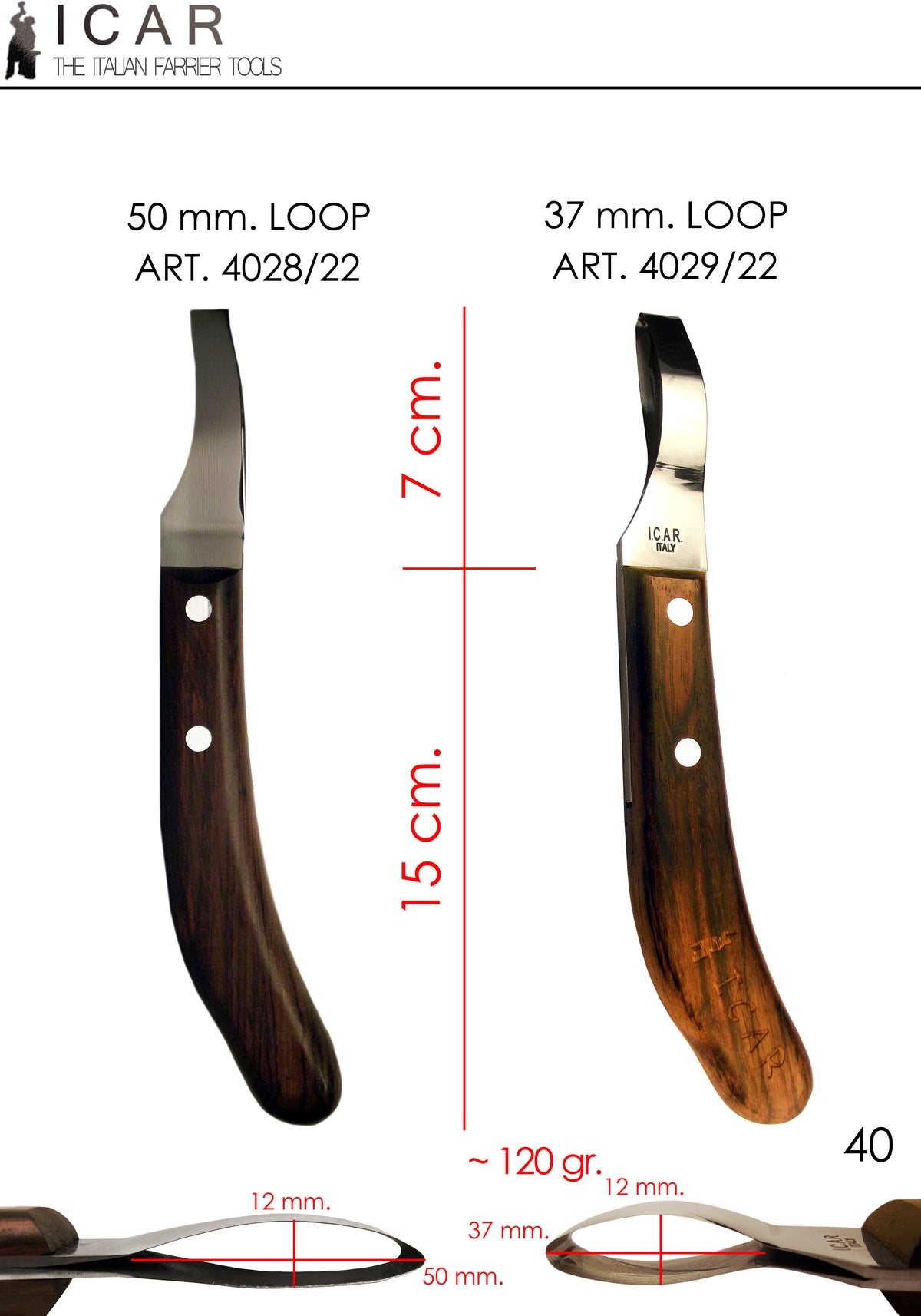 Couteau Icar ''Loop''