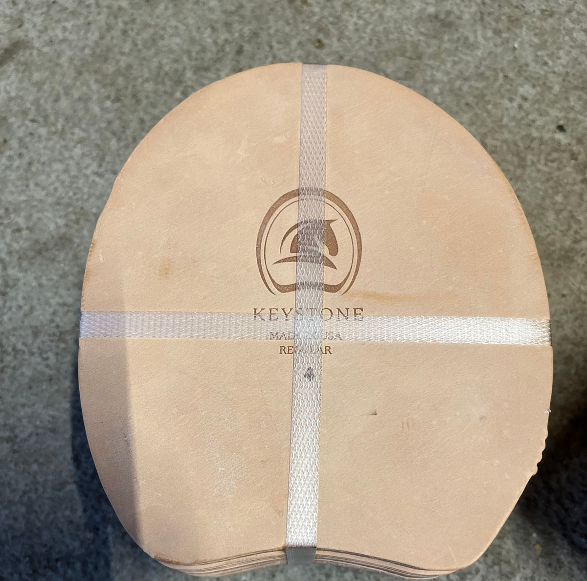 Pad de cuir Flat #4 Keystone pour la maréchalerie professionnelle