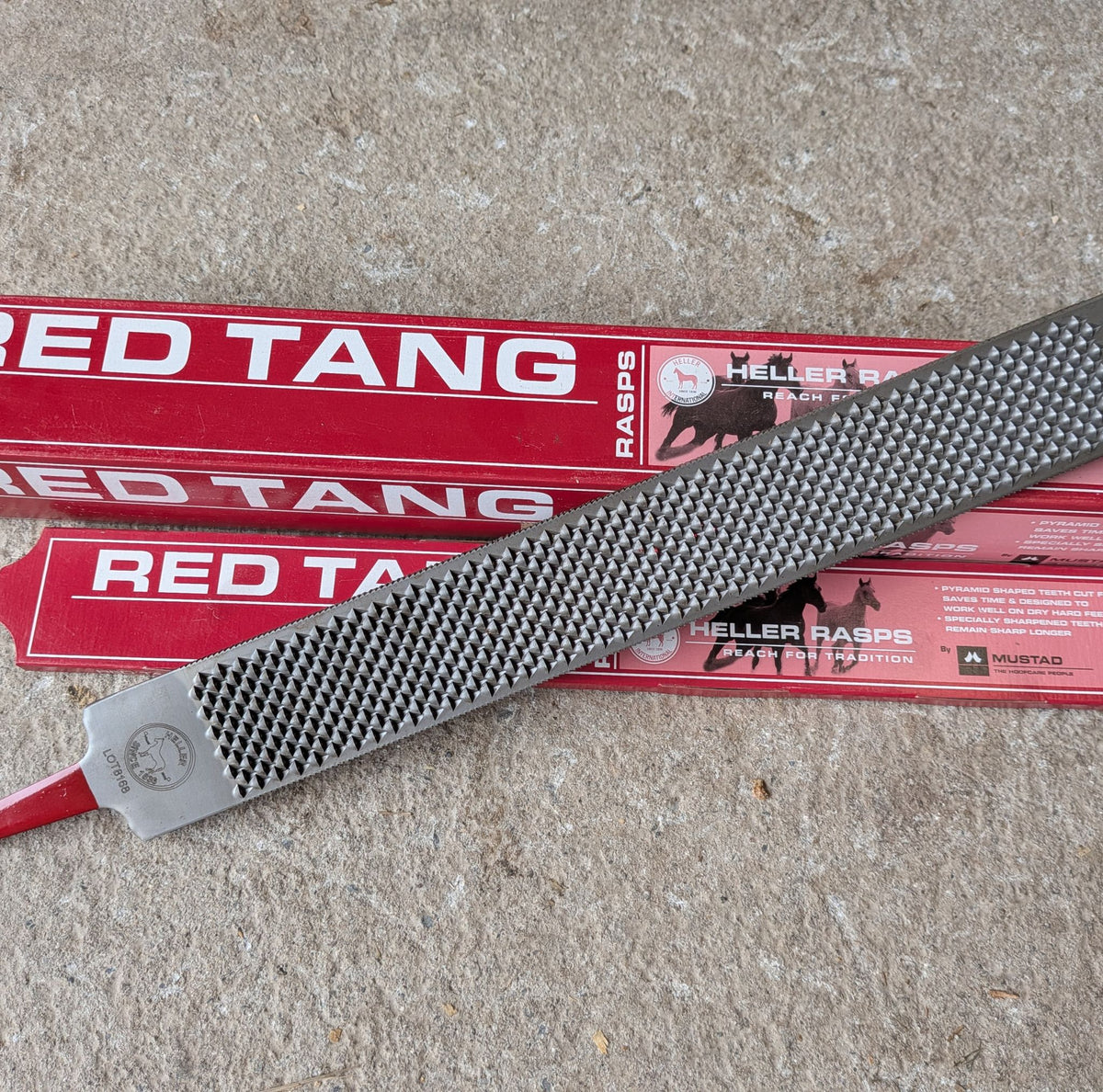 Râpe Heller Red Tang pour maréchal-ferrant – Boutique SMF